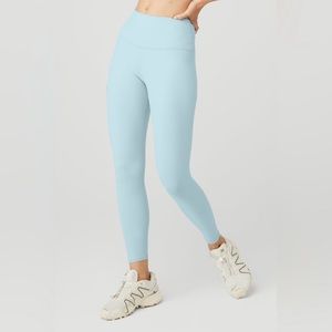 Alo Yoga 7/8 High-Waist Airbrush Legging Chalk Blue Size S